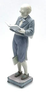 Lladro Style Figur von Metzler & Ortloff LESENDER MANN - Bild 1 von 8