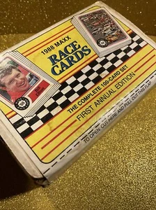 1988 MAXX 1ST ANNUAL EDITION COMPLETE 100 CARD SET SEALED CHARLOTTE ED CSTR RARE - Picture 1 of 9
