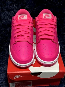 Nike Dunk Low Hyper Pink Women Size 8.5 Mens 7 US DZ5196-600 BRAND NEW - Picture 1 of 11