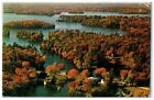 c1960's Bird's Eye View Of Davis Lock Ridedu Lakes Ontario Canada Postcard