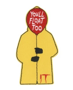 IT Official Embroidered Patch Pennywise Stephen King I036P - Picture 1 of 2