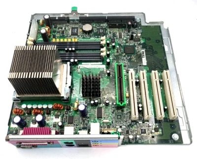 DELL DIMENSION 8200 MOTHERBOARD 07G535 + 1.8GHz INTEL PENTIUM 4 CPU SL5VJ + H/S - Image 1 of 3