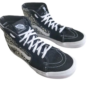 Scarpe Vans Sk8-Hi Skull Tapestry in tela scamosciata osso nero taglia 8,5 da uomo/10 Wo"s  - Foto 1 di 9