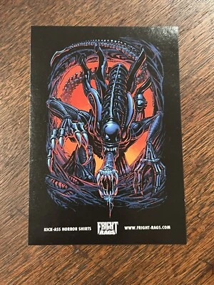 XENOMORPH from ALIEN 1979 BONUS STICKER Horror Promo Promotional Trading Card - Image 1 of 2