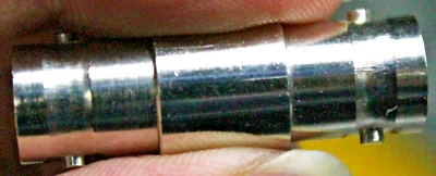 BNC Female to Female Barrel F-F Connector Adapter Extender Video CCTV Camera RG6 - Image 1 of 4