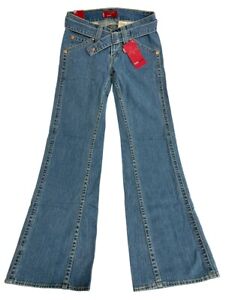 NEW Levis Type 1  VTG 2000's Low Rise Bell Bottom Flared Wide Jeans W 28 x L 32