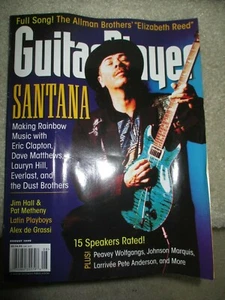 Guitar Player Magazine-August 1999/Carlos Santana Cover - Picture 1 of 10