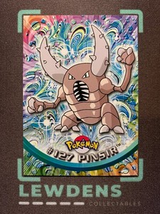 Pinsir #127 - Pokemon Topps Series 3 - Blue Logo