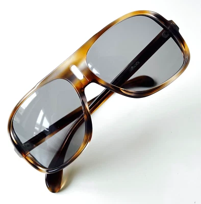 vintage SILHOUETTE 221 grey-olive sunglasses 1970s Austria 56/14 MEDIUM NOS - Bild 1 von 4