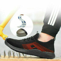 MENS SAFETY TRAINERS BOOTS STEEL TOE CAP HIKING SHOES WORK LIGHT HONEY 6-13 UK