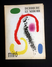 Derriere le Miroir #125-126 - Joan Miro 8 Color Lithographs, Maeght 1961 - Rare
