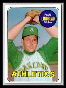 1969 Topps #449 Paul Lindblad NM or Better