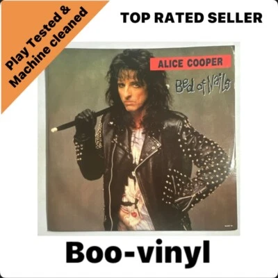 Alice Cooper - Bed Of Nails -12” Single Vinyl Record VG+ / VG+ Condition - Image 1 of 4