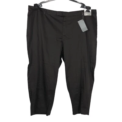 Pantalones al tobillo Avenue nuevos con etiquetas para mujer talla 26 marrón recortados cónicos corte moderno satén Foto 1 de 2