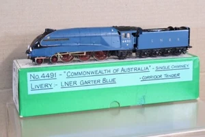 PRO-SCALE KIT BUILT BRASS LNER 4-6-2 A4 LOCO 4491 COMMONWEALTH of AUSTRALIA ol - Picture 1 of 16