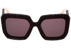 Carolina Herrera SHN600 5GDM braune eckige Sonnenbrille Kunststoffgestell 54-21-145 - Bild 1 von 5