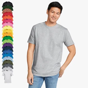 GILDAN - T-shirt unisex cotone premium '4100' S - 4XL maglietta 100% cotone - Foto 1 di 59