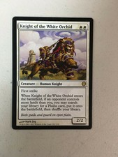 MtG x1 Knight of the white Orchid - Duel Decks Dragons vs Knights - Rare - TCG