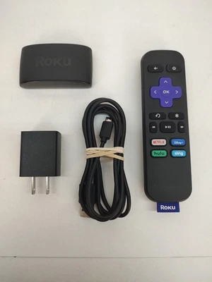 Roku Express 3930X HD Streaming Media Player with Remote Power Adapter Cable - Image 1 of 3
