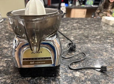 Exprimidor automático vintage cromado Proctor Silex probado hecho 1977 Foto 1 de 4