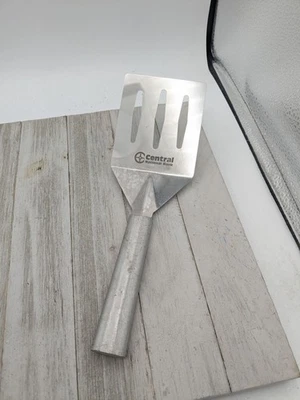 Rada #1 Servidor Ranurado 10" Acero Inoxidable Espátula Mango Aluminio Foto 1 de 4