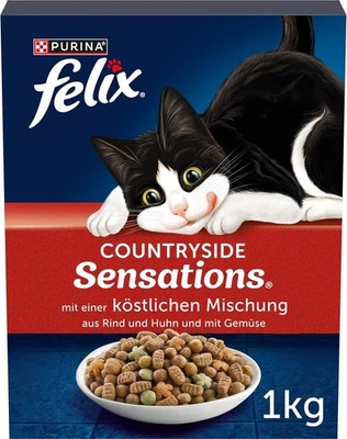 FELIX Countryside Sensations dry cat food with beef and chicken, 1 pack - Bild 1 von 4