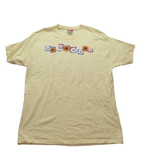 Sonoma Shirt Damen Large gelb USA Blumen Grafik T-Shirt Sonnenblume Gänseblümchen 2000er - Bild 1 von 8