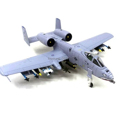 Modelo de avión de ataque Warthog 1/100 A-10 Thunderbolt II modelo de avión fundido a presión Foto 1 de 4