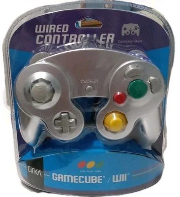 Nintendo Wii /GameCube CirKa Controller Silver Wired - Image 1 of 2