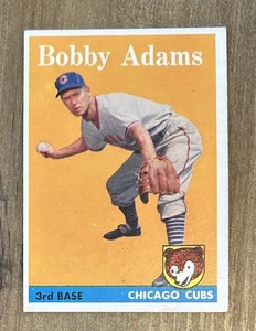1958 Topps Bobby Adams Chicago Cubs #99 NM - Bild 1 von 2