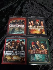 Fluch der Karibik 1+2+3+4 ( 4K UHD BLURAY) INK.DEUTSCHER TONSPUR - Bild 1 von 2