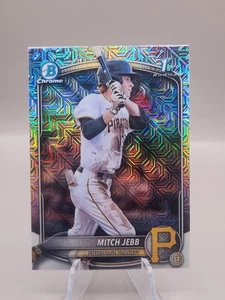 2025 Bowman - Chrome Prospects Mitch Jebb #BCP-41 Mojo Refractor (RC) - Picture 1 of 2