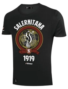 US Salernitana 1919 Zeus Hombre Camiseta Rojo Oscuro o Negro Tallas Grandes - Imagen 1 de 6