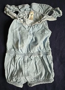 OSHKOSH GIRLS BLUE BODYSUIT SIZE 9M - Picture 1 of 1