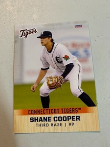 Shane Cooper  2018 Connecticut Tigers Team Card