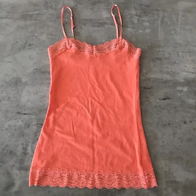 Sombra de ojos Cami Camisola Babydoll Top Pequeño Encaje Hada Grunge Indie Y2K Coqueta Foto 1 de 4