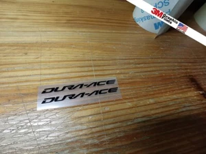 Shimano Dura Ace 9100 black crankset  X2  decal sticker adesivi autocollant ステッ - Foto 1 di 4