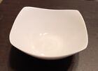 Gibson Amalfa White Square Porcelain 5-5/8" Bowl Bin 1059