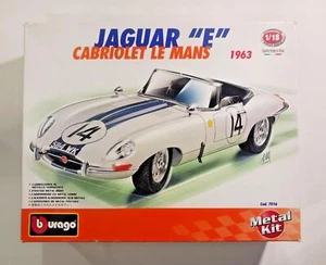 Kit metallo scala 1/18 Burago 7016 - 1961 Jaguar E Cabrio Le Mans - Foto 1 di 4