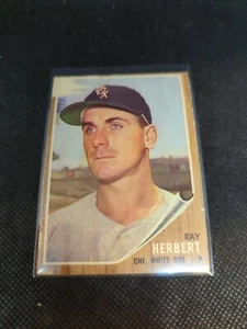 1962 Topps Ray Herbert #8 Chicago White Sox Baseball Card - Picture 1 of 2
