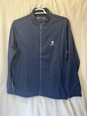Chaqueta de Golf Antigua L Grande Azul Marino Cremallera Completa Copa Jones SEA ISLAND Georgia Foto 1 de 3