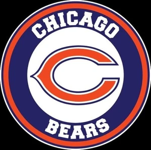 L64 Chicago Bears Equipo de Fútbol Americano NFL 2025 Logo Imán de Refrigerador 4 Pulgadas - Imagen 1 de 1