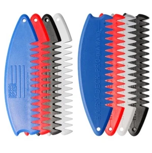 HAIRY DECK PRO (HAWAII) SURFBOARD WAX SCRAPER COMB - White - Picture 1 of 1