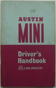 Austin Mini Original Drivers Handbook 1968 No. AKD 3887H Saloon Van Pickup + - Picture 1 of 1
