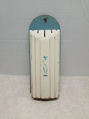 厨房刀架木架白色蓝色农场,国家,分散  — 第 1/4 张图片