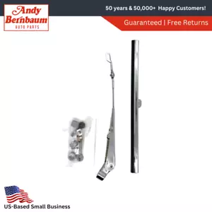 For 1940-1948 Plymouth Front Windshield Wiper Arm & Blade Set W/Adaptor Package. - Picture 1 of 3
