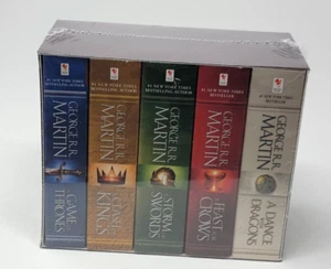 Game of Thrones 5 Book Boxed Set George R.R. Martin Song of Ice and Fire - Imagen 1 de 6