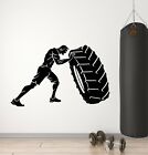 Products Vinyl Wall Decal Fighter Iron Sports Gym Motivation Stickers (g5031)