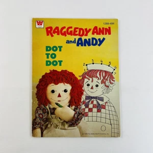 Vintage 1978 Whitman Raggedy And Andy Coloring Activity Book - Imagen 1 de 12