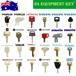24 máquinas de construcción de equipo pesado estuche Master Digger llave gato Volvo JCB - Imagen 1 de 7